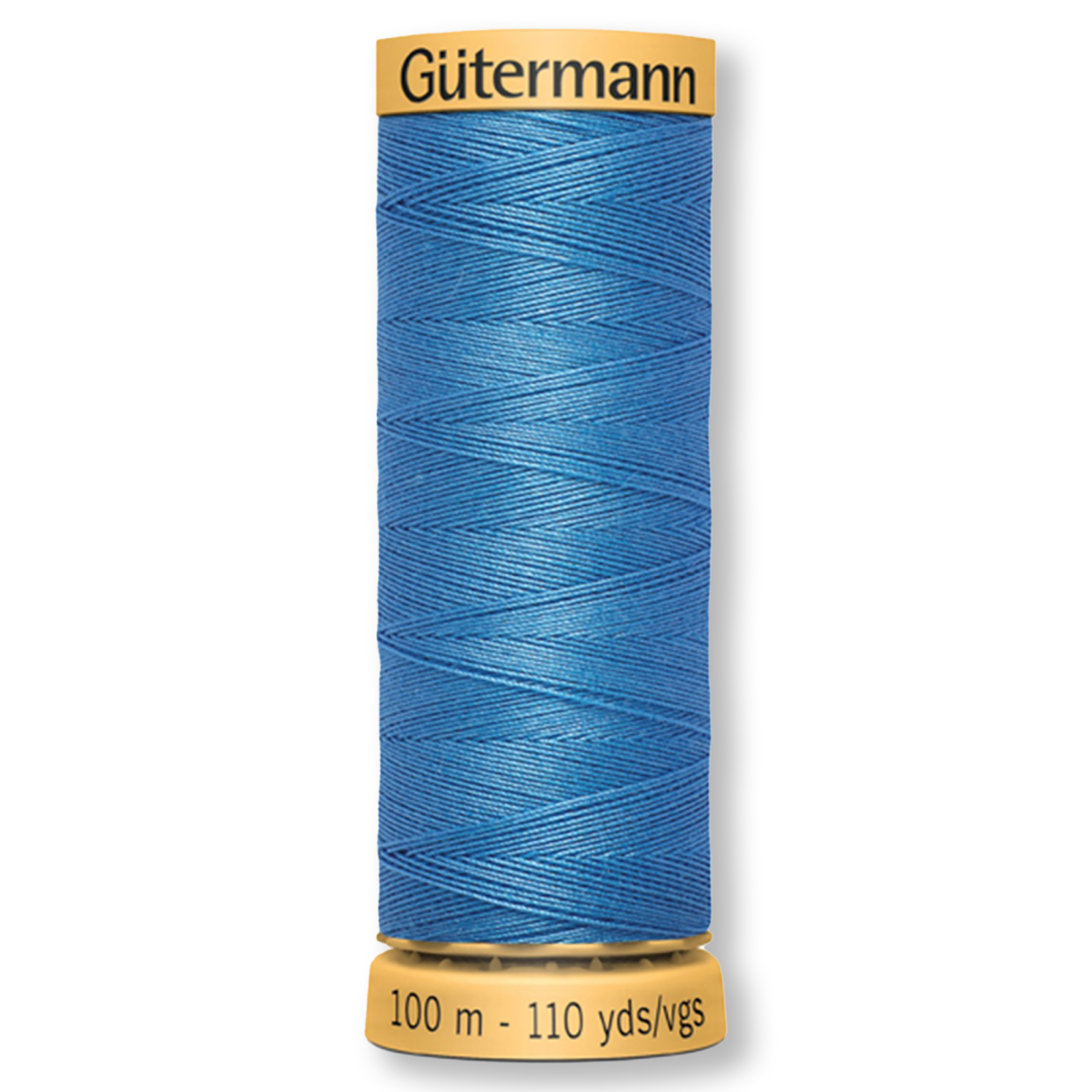 Gutermann 100% Natural Cotton Thread 100m/109yds - Solid Sky Blue