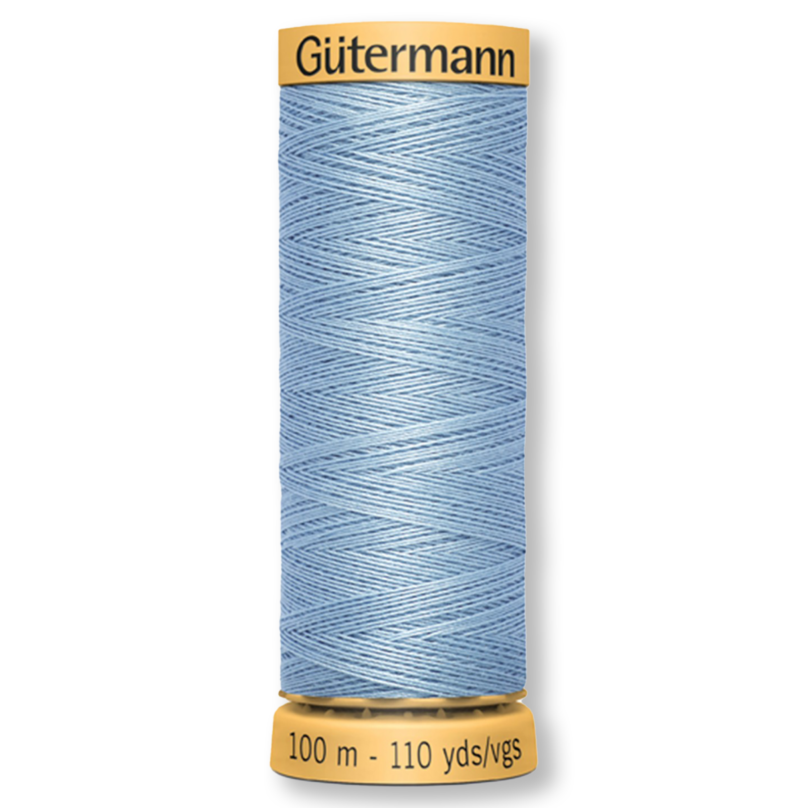 Gutermann 100% Natural Cotton Thread 100m/109yds - Solid Light Sky Blue