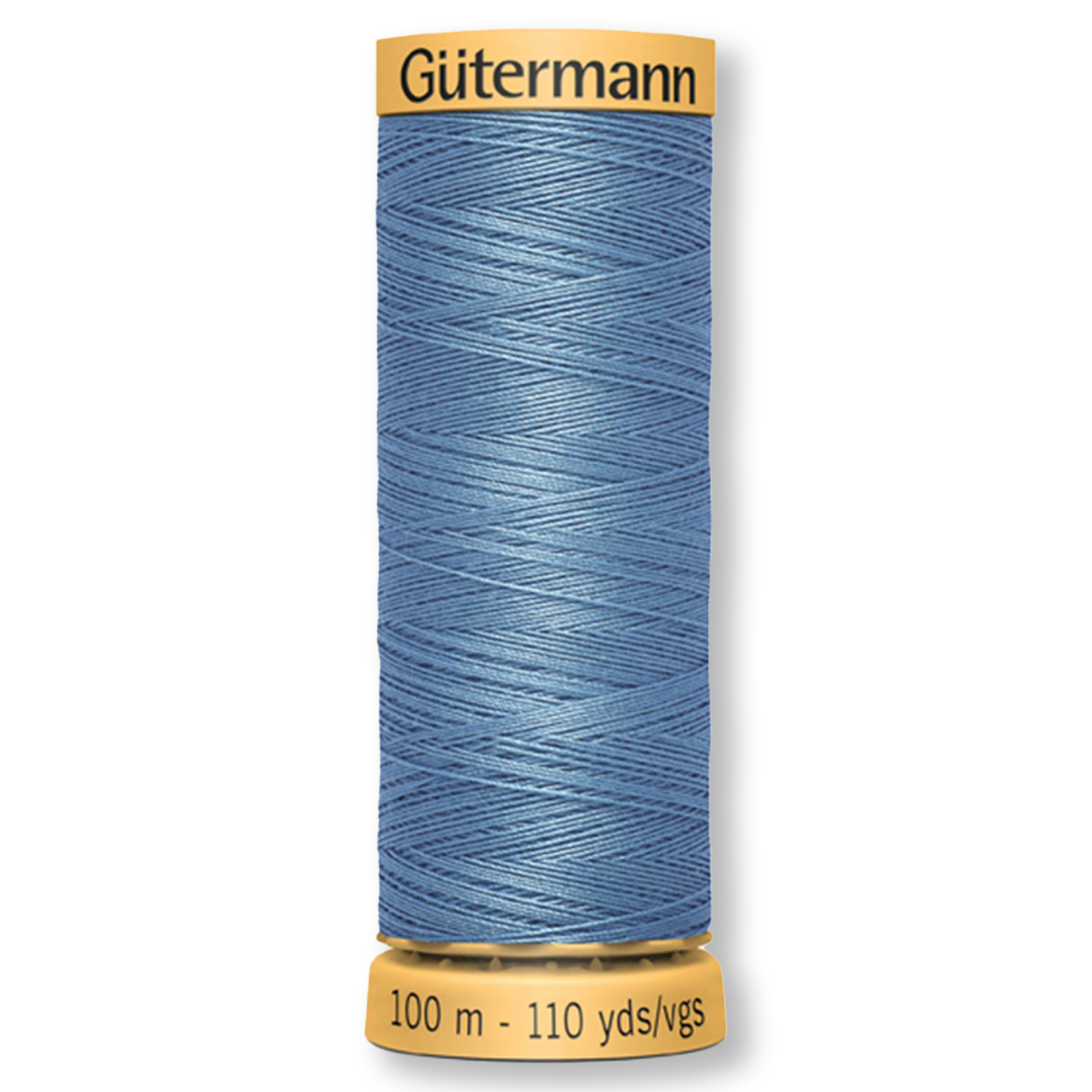 Gutermann 100% Natural Cotton Thread 100m/109yds - Solid Light Blue