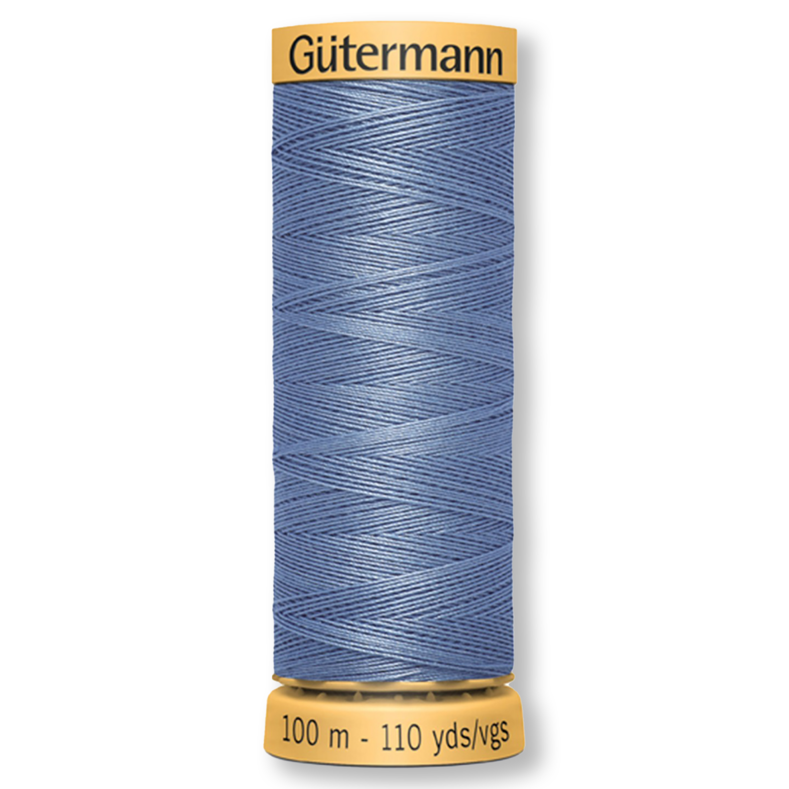 Gutermann 100% Natural Cotton Thread 100m/109yds - Solid Mine Blue