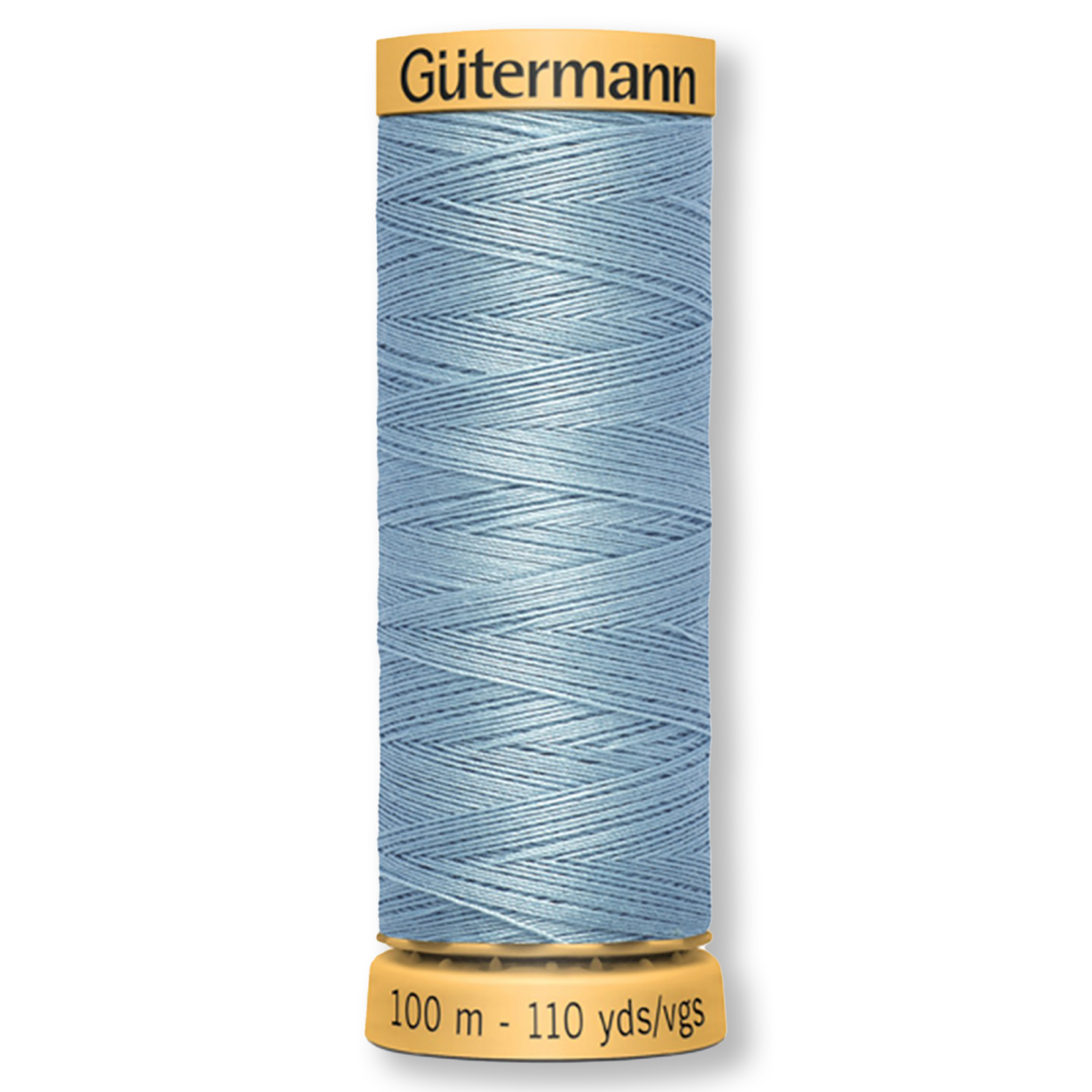 Gutermann 100% Natural Cotton Thread 100m/109yds - Solid Nassau Blue