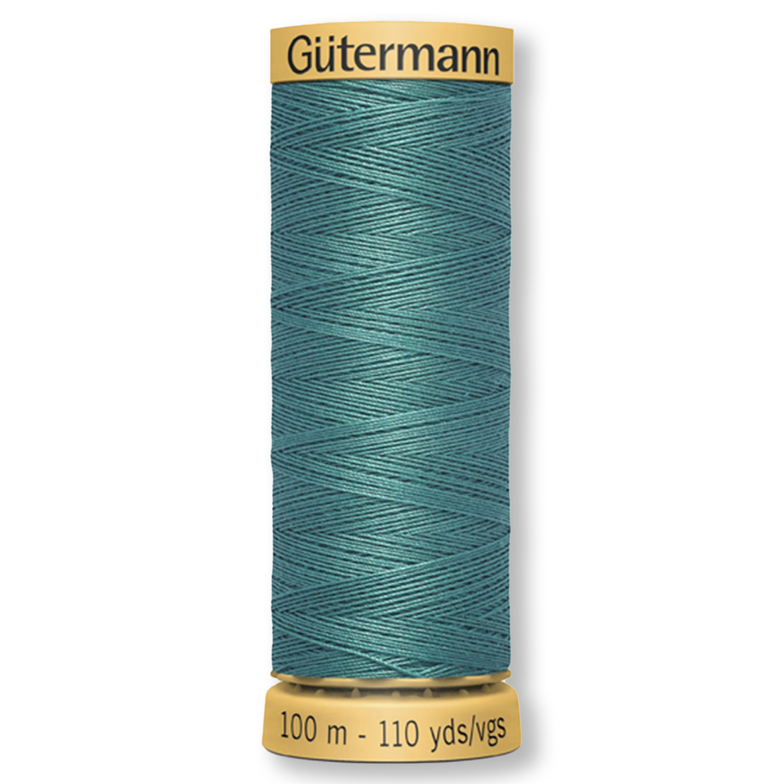Gutermann 100% Natural Cotton Thread 100m/109yds - Solid Blue Grass