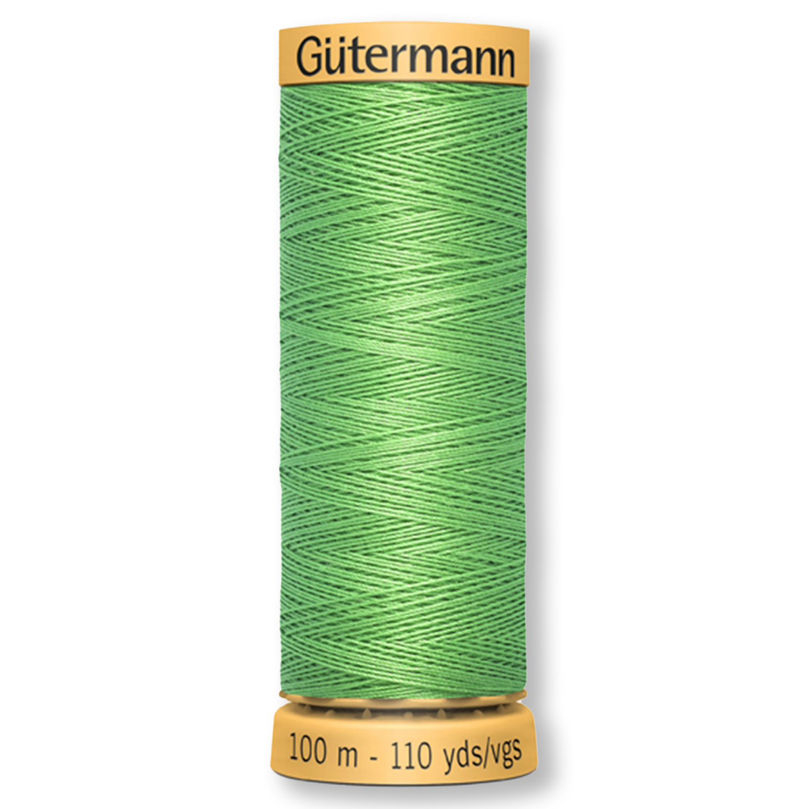 Gutermann 100% Natural Cotton Thread 100m/109yds - Solid Fern