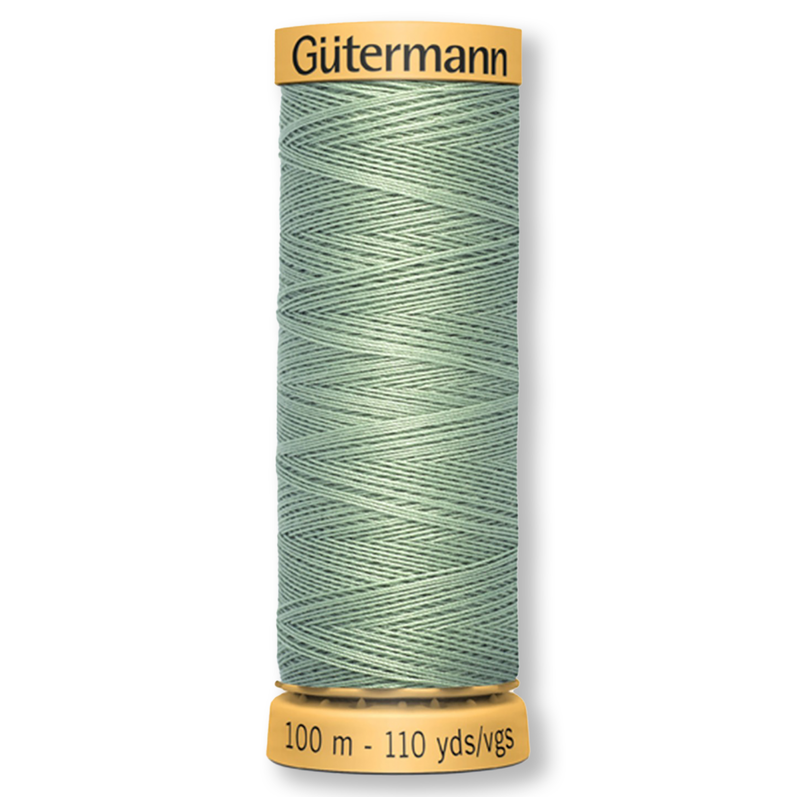 Gutermann 100% Natural Cotton Thread 100m/109yds - Solid Moss Green