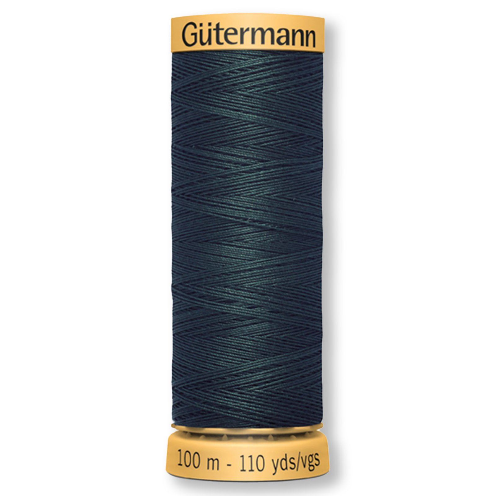 Gutermann 100% Natural Cotton Thread 100m/109yds - Solid Dark Green