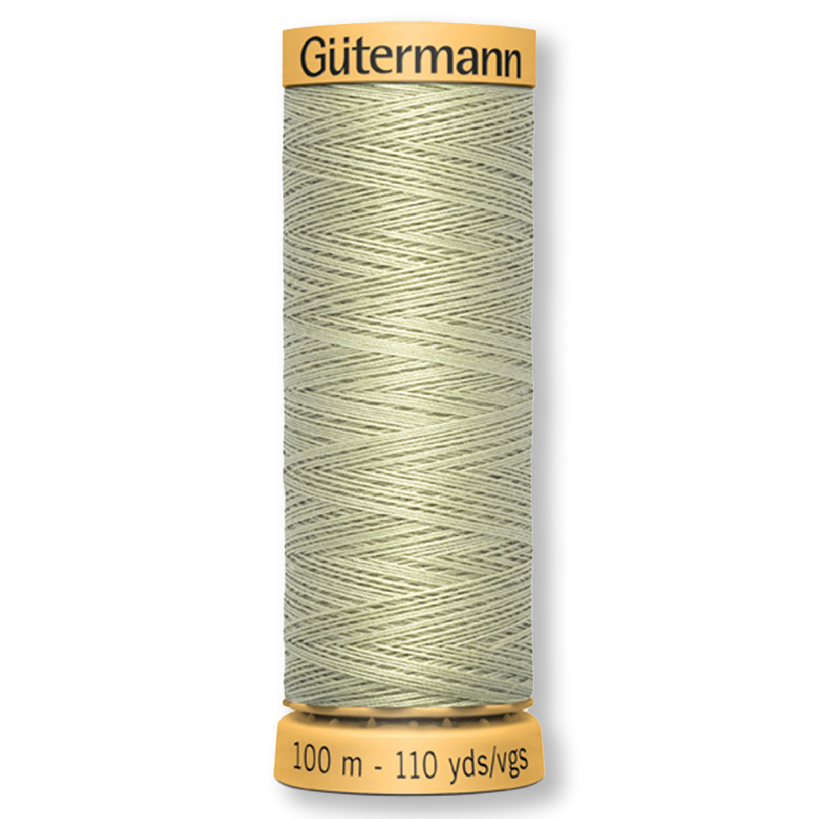 Gutermann 100% Natural Cotton Thread 100m/109yds - Solid Leafy Green