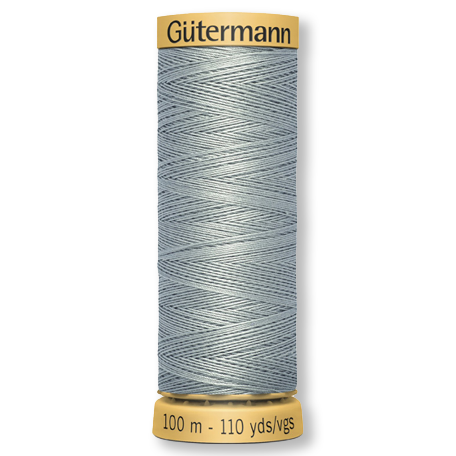 Gutermann 100% Natural Cotton Thread 100m/109yds - Solid Slate Gray