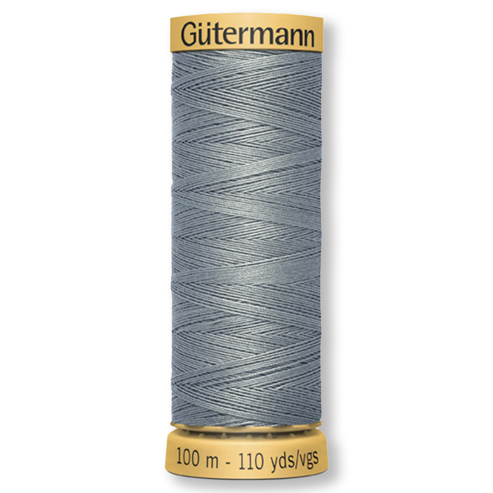 Gutermann 100% Natural Cotton Thread 100m/109yds - Solid Greymore