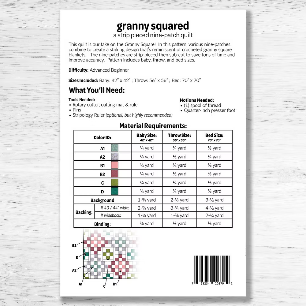 Studio M Squared - Granny Squared Quilt