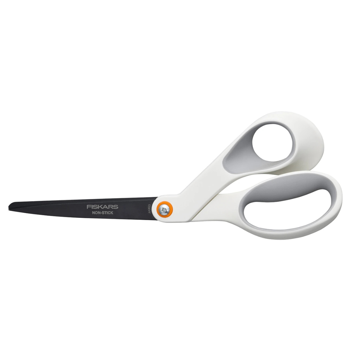 8" Non-stick Titanium Softgrip Scissors - Orange