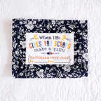 machine embroidery: in-the-hoop framed quilt labels