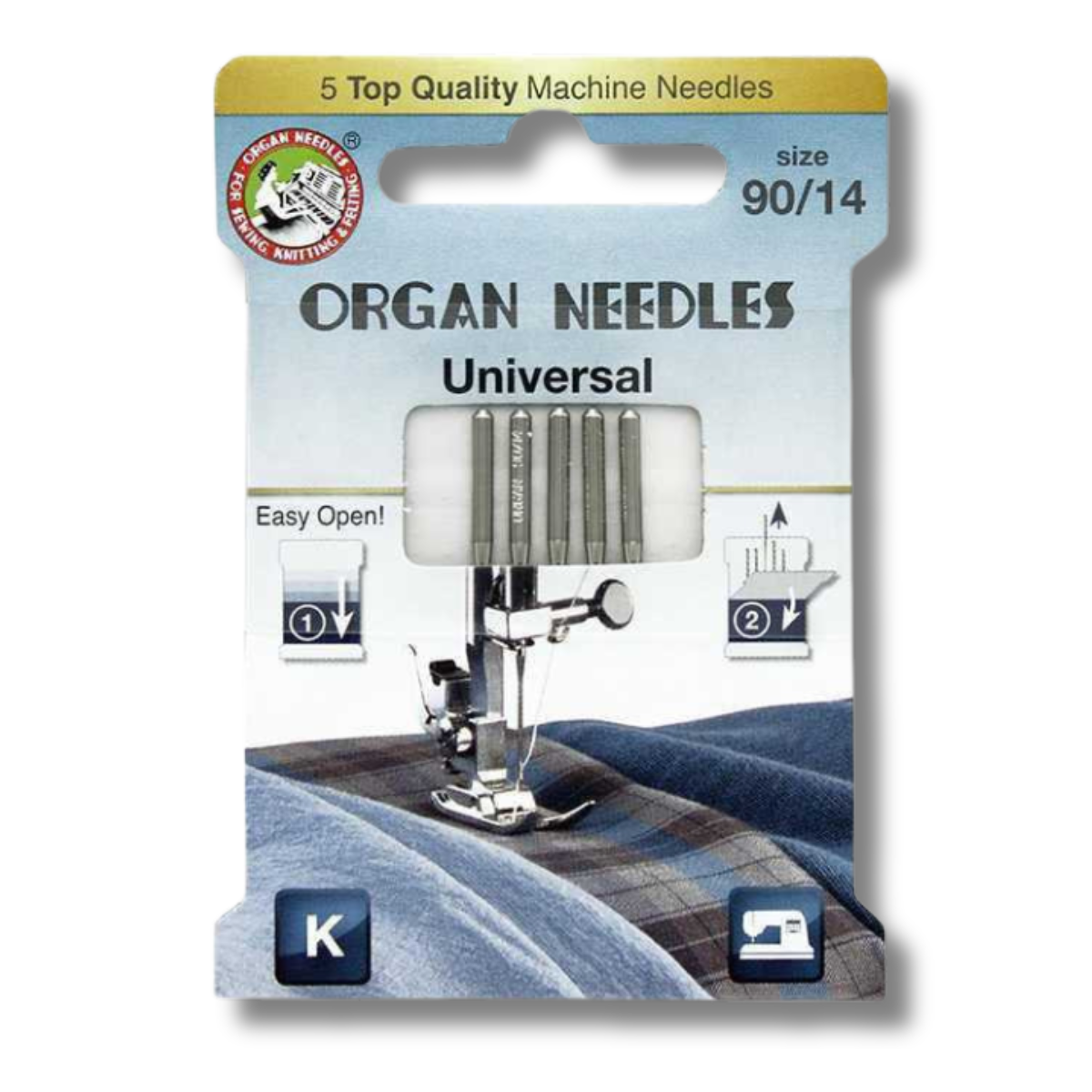 Organ Needles Universal - Size 90/14 - Eco Pack