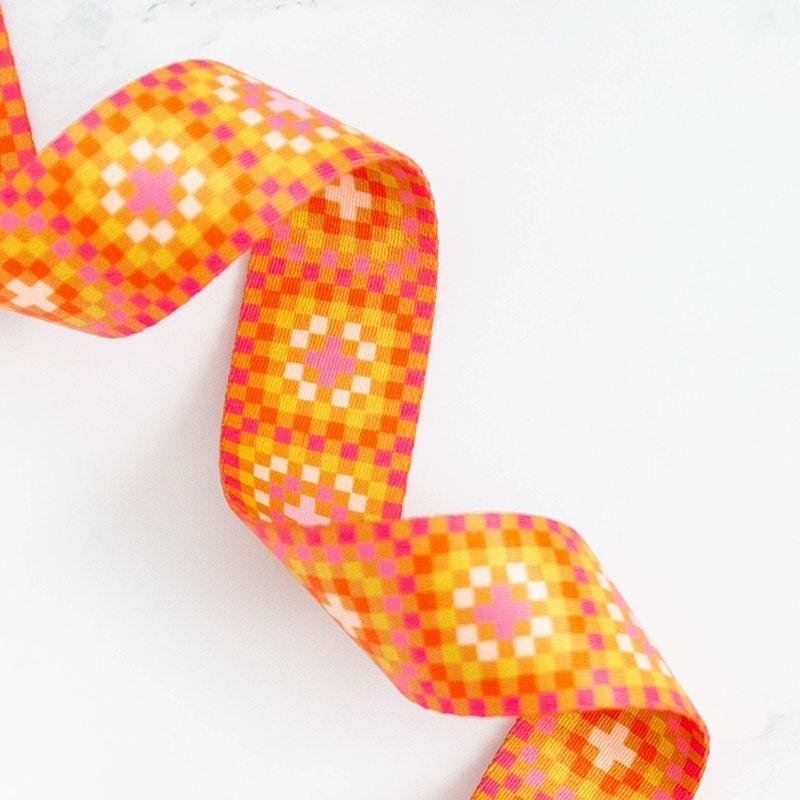 Granny Square Webbing - 1- 1/2" - Caramel