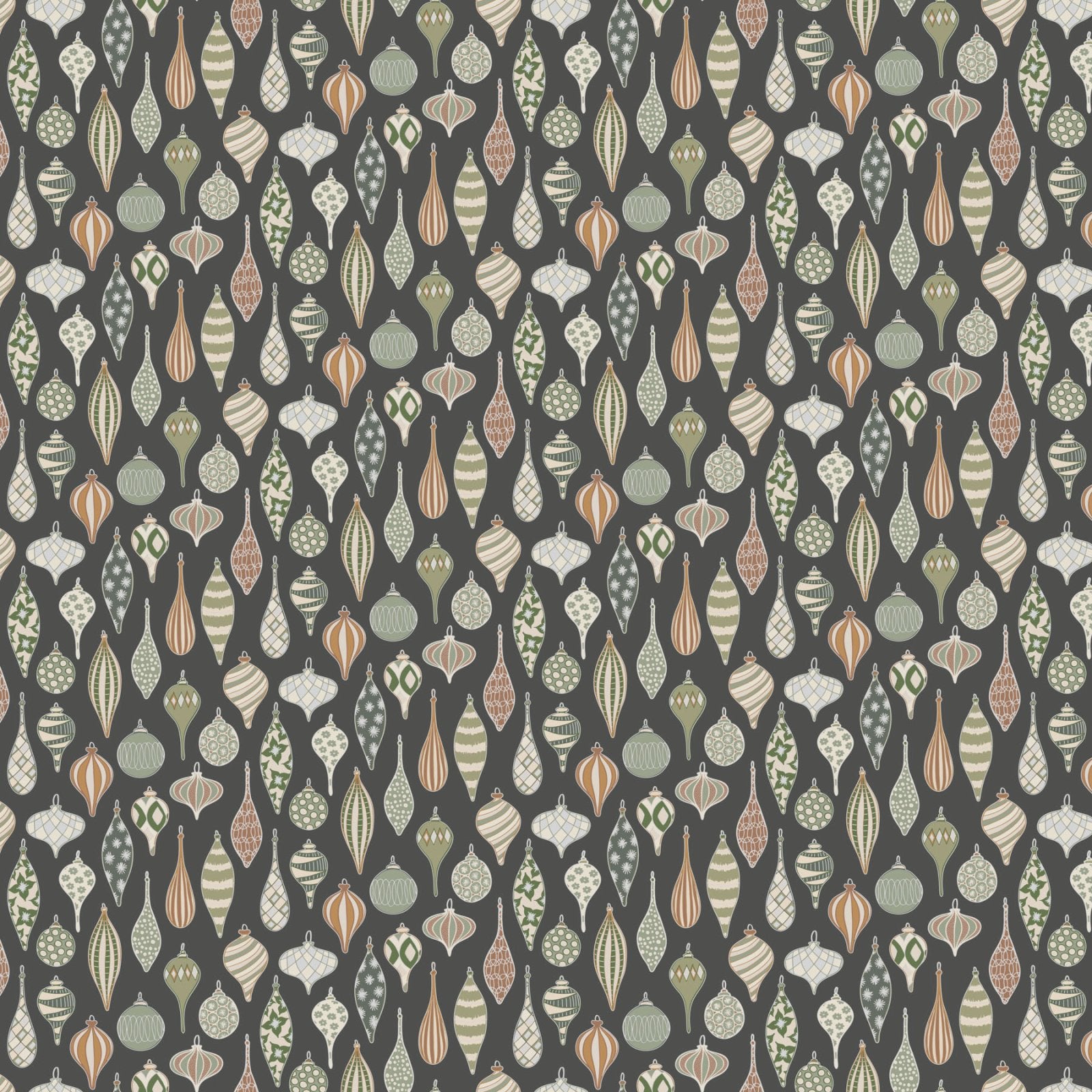 Snowfall - Ornaments - Gray