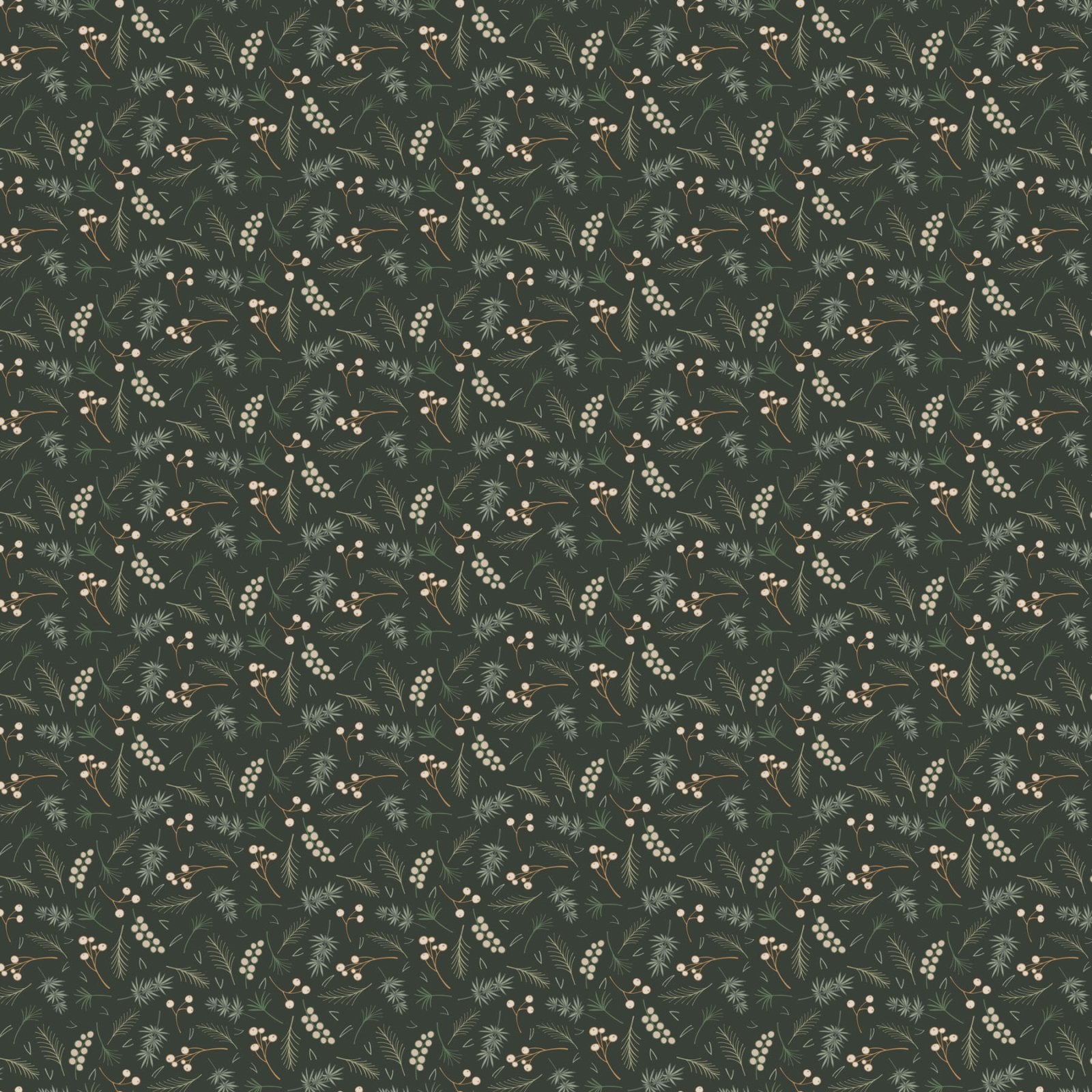 Snowfall - Berries - Forest