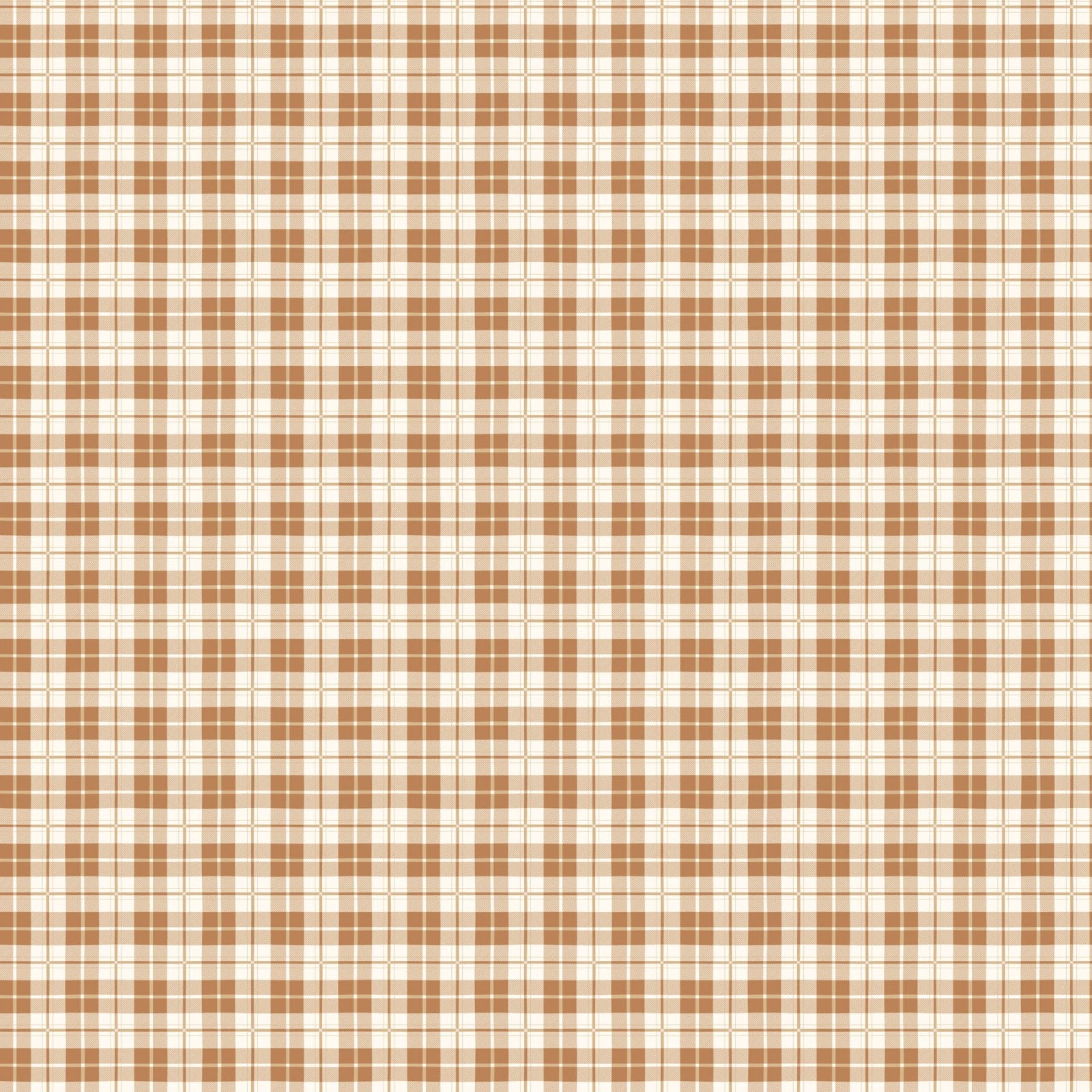 Snowfall - Plaid - Rust