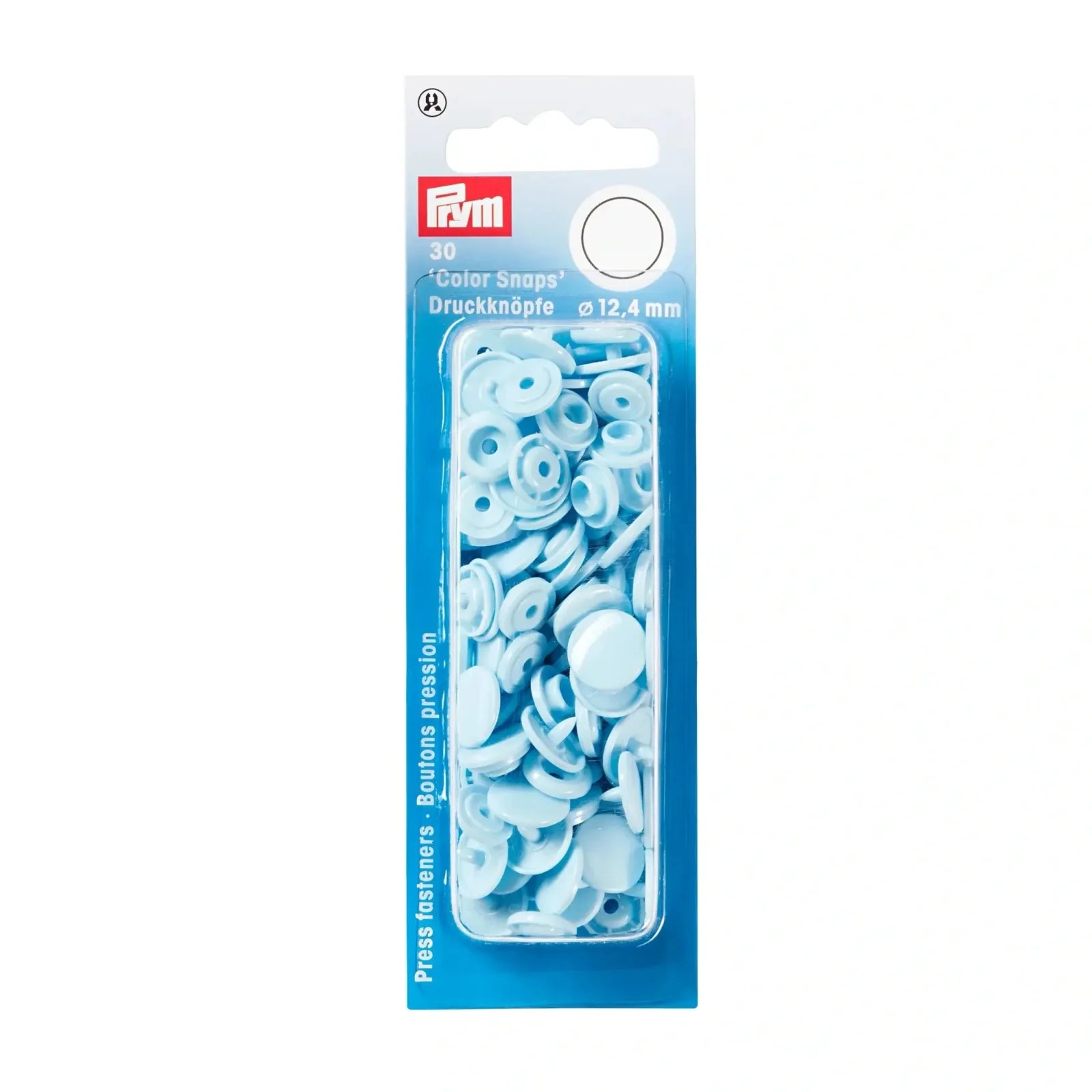 Color Snaps - 12.4mm (30 pieces) - Light Blue