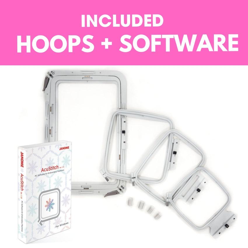 Janome Memory Craft 550ELE  Embroidery Machine - FREE SHIPPING