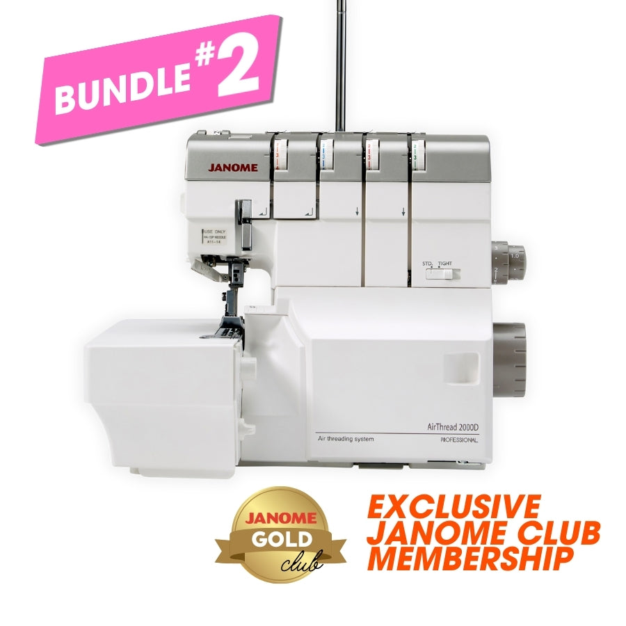 Janome Air Thread 2000D Professional Serger - FREE SHIPPING