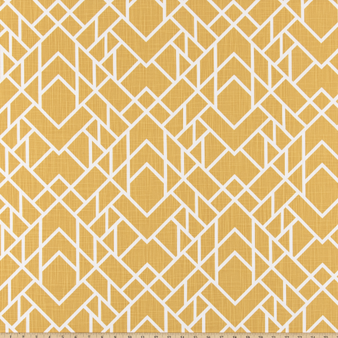 Upholstery Slub Canvas - Alpine - Brazilian Yellow