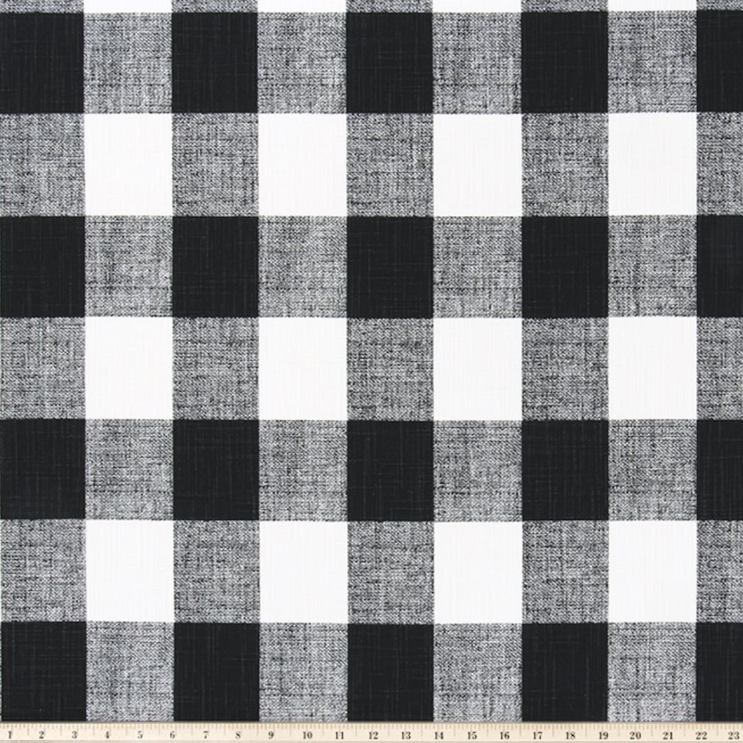 Upholstery Slub Canvas - Anderson - Black