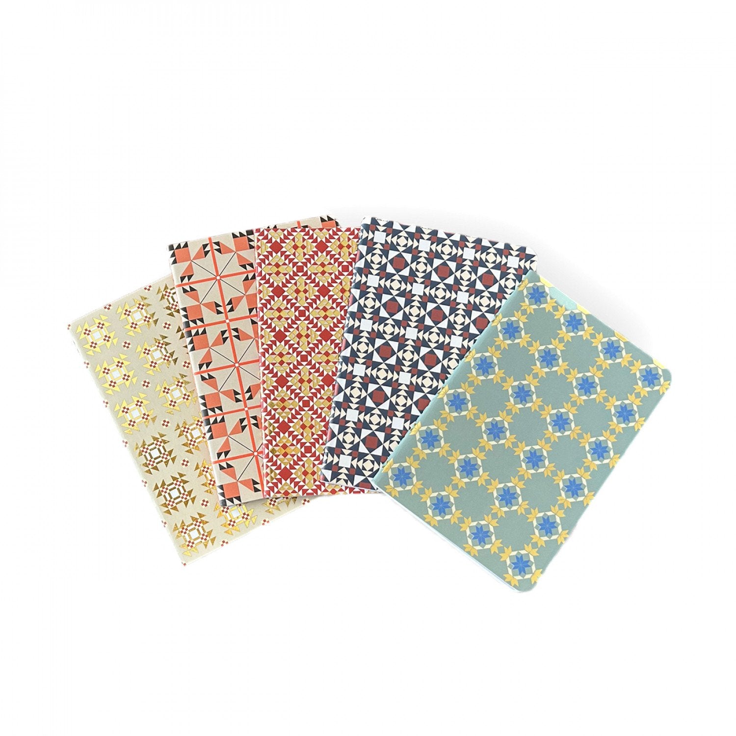Classic Quilts Soft Notebooks (Set of 5)