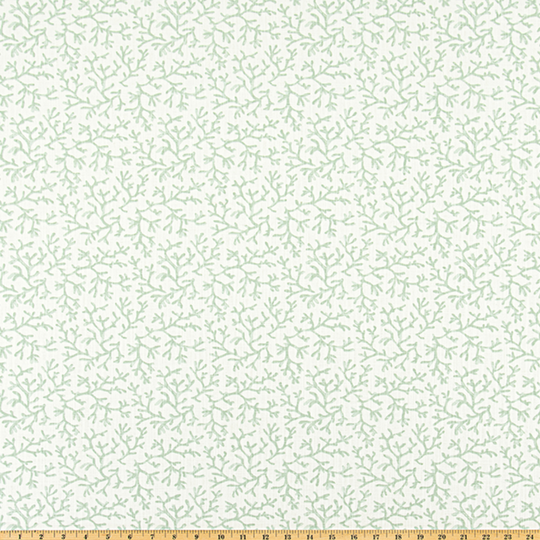Upholstery Slub Canvas - Barrier Reef - Pistachio