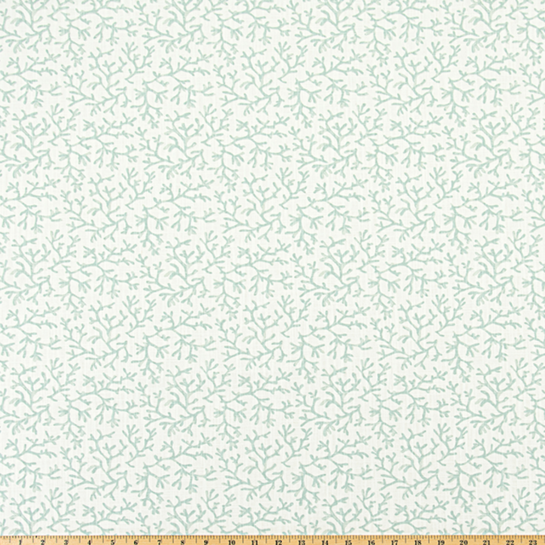 Upholstery Slub Canvas - Barrier Reef - Silver Springs
