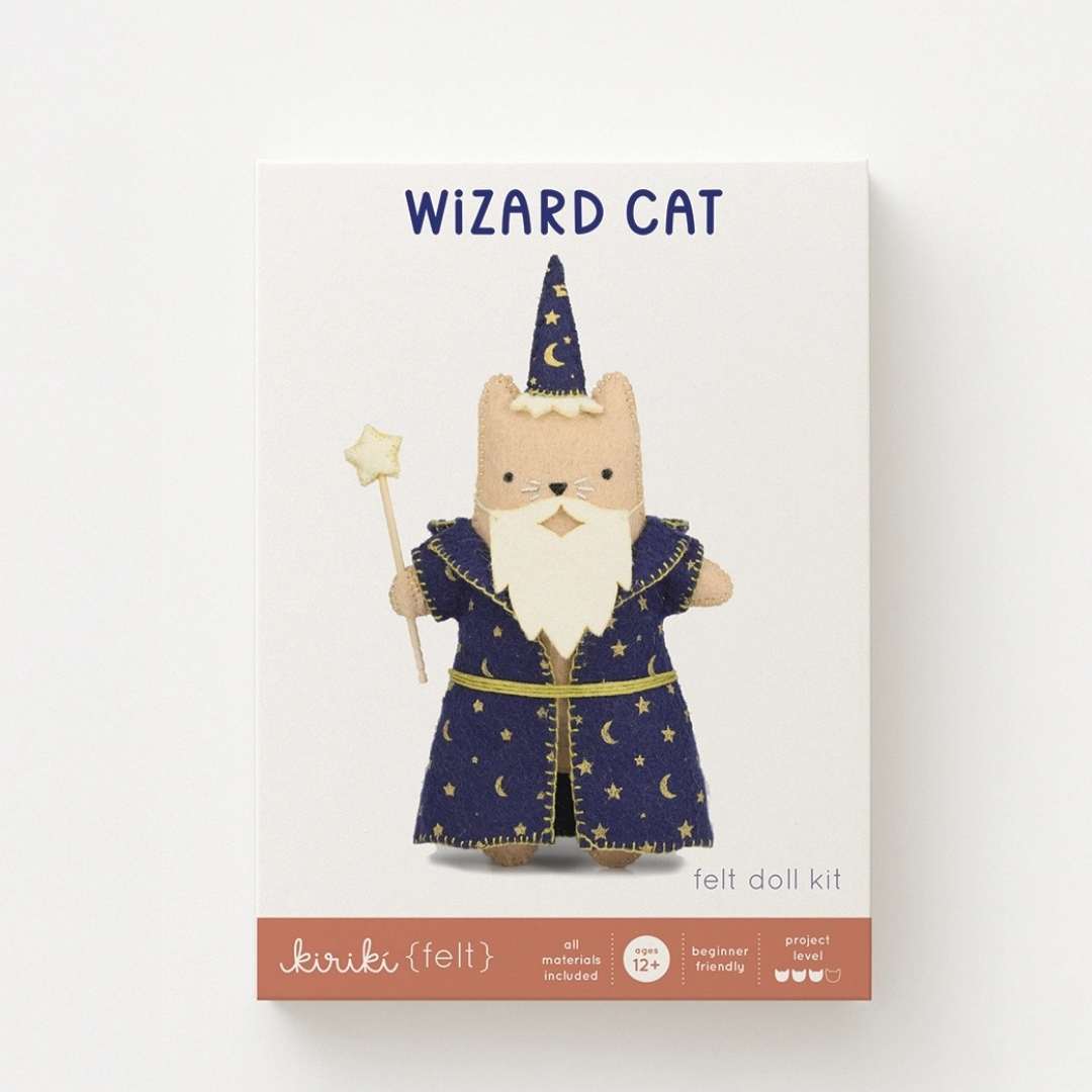 Felt Doll Kit - Wizard Cat