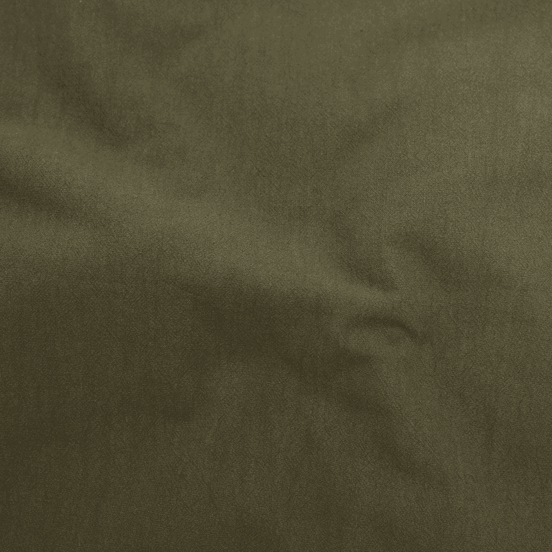 Crumple Cotton - Fatigue Green