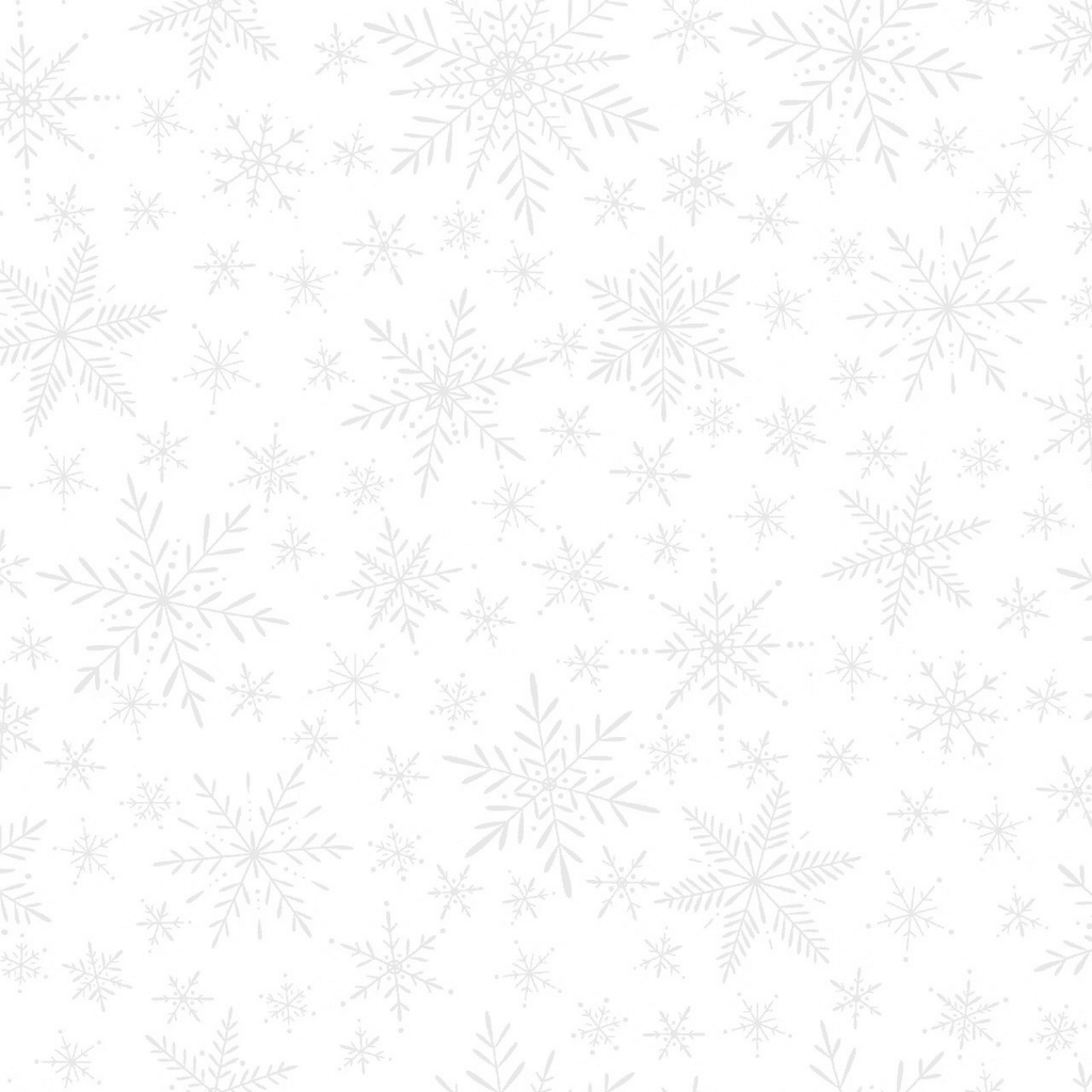 Solitaire - Snowflakes - Soft White
