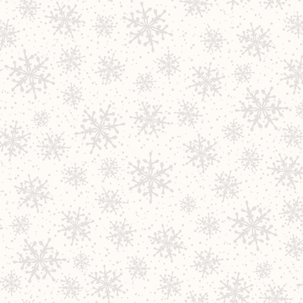 Solitaire - Delicate Snowflakes - Soft White
