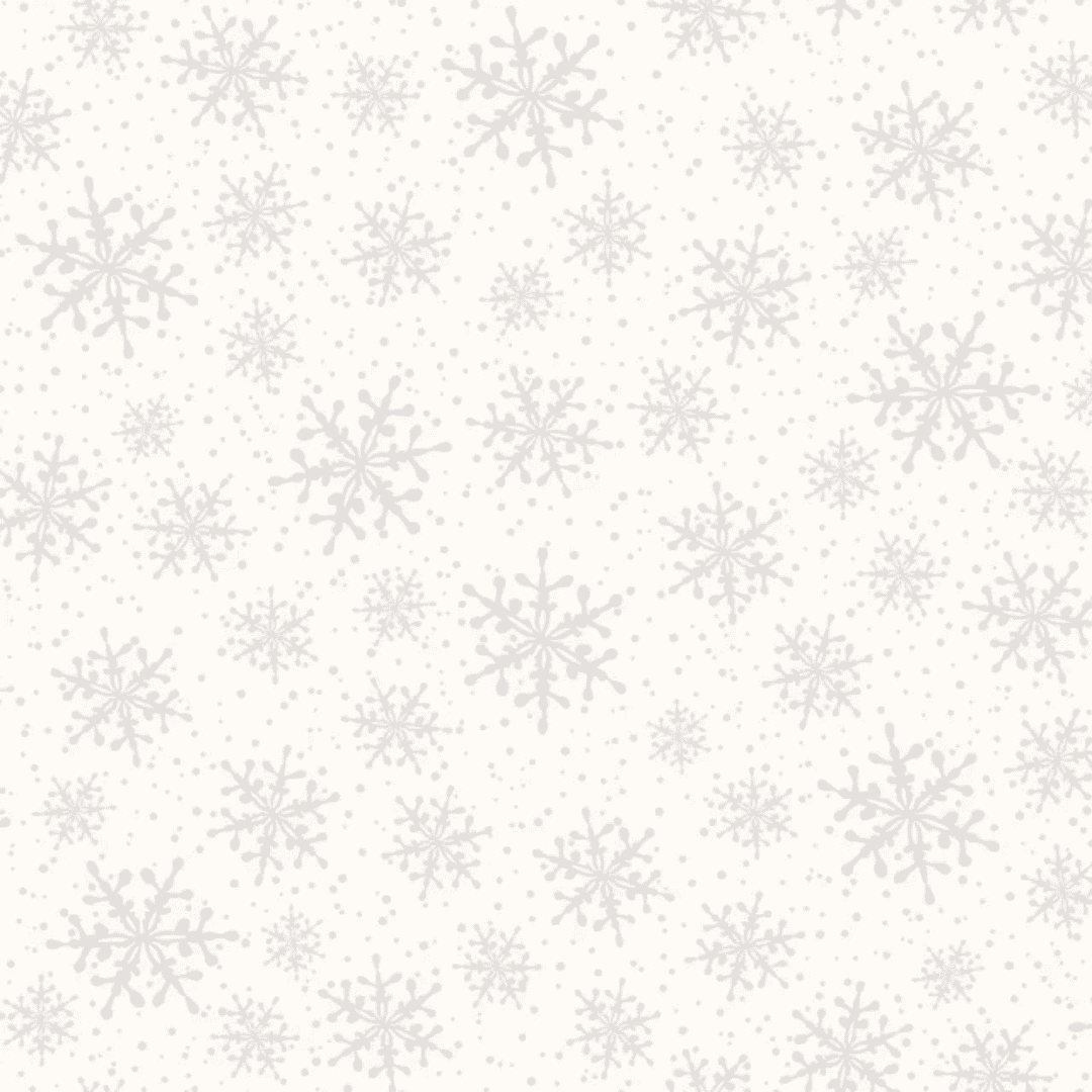 Solitaire - Delicate Snowflakes - Soft White