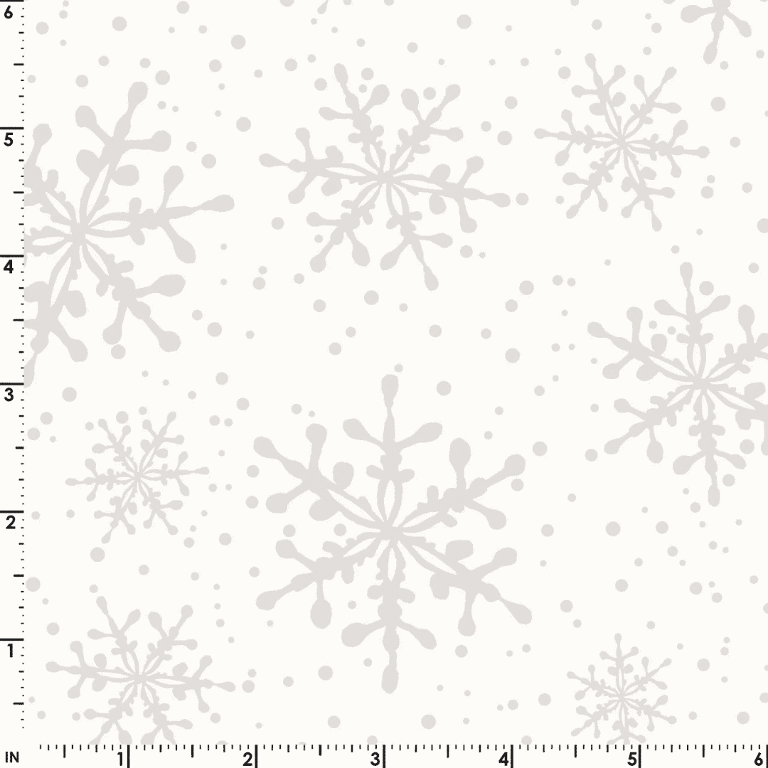 Solitaire - Delicate Snowflakes - Soft White