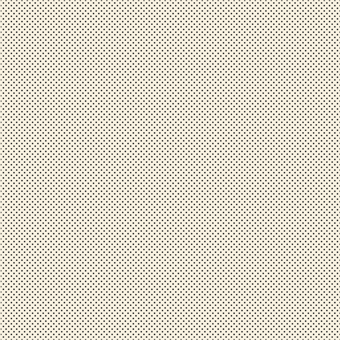 1-800-Calico - Mini Dot - Black on Natural