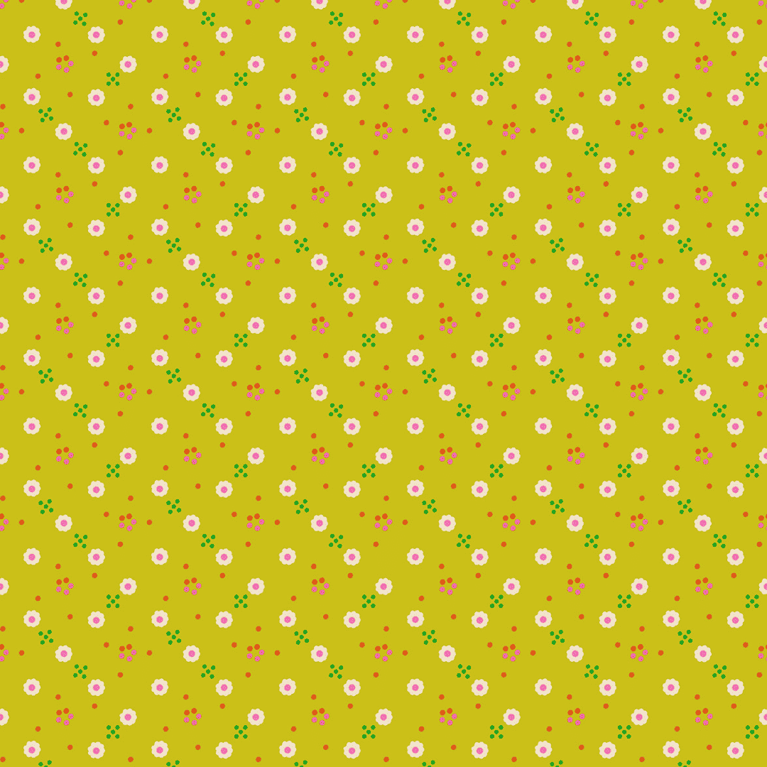 1-800-Calico - Bandana Ditsy - Pistachio