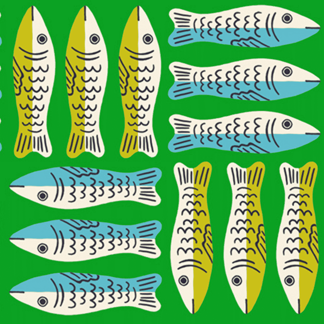 1-800-Calico - Little Sardines - Verdant