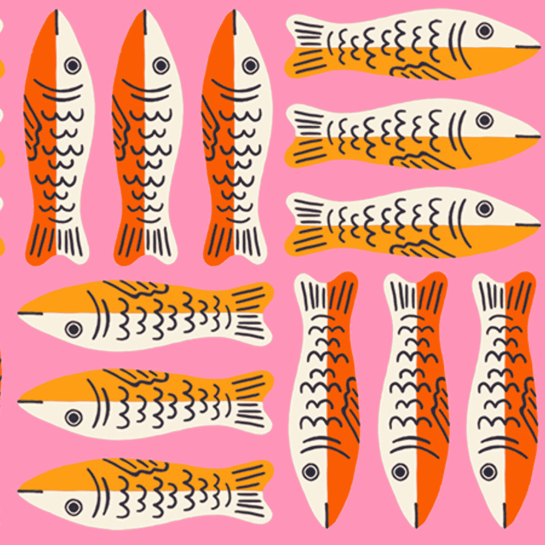 1-800-Calico - Little Sardines - Lucky Pink