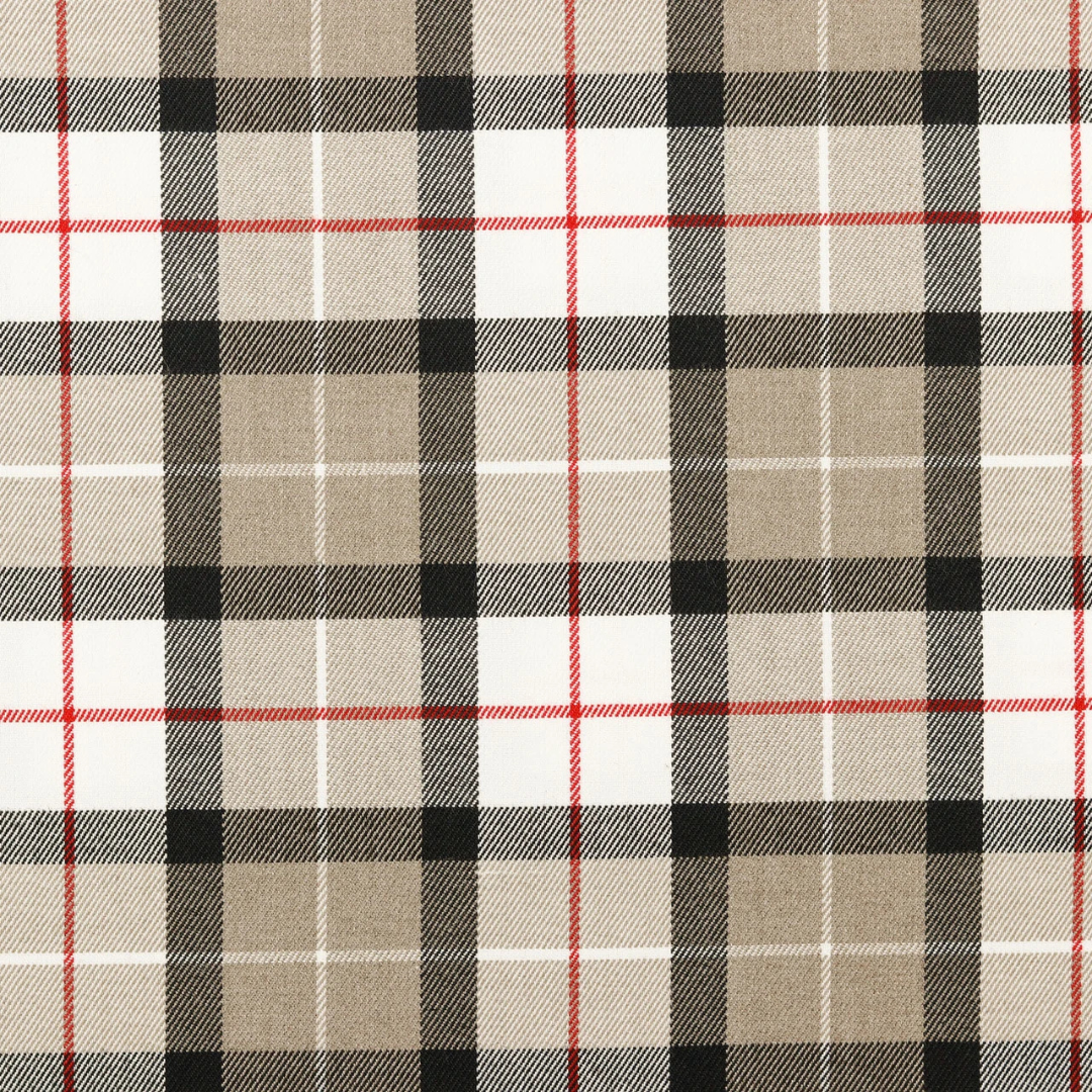 Tartan Check Flannel - Taupe