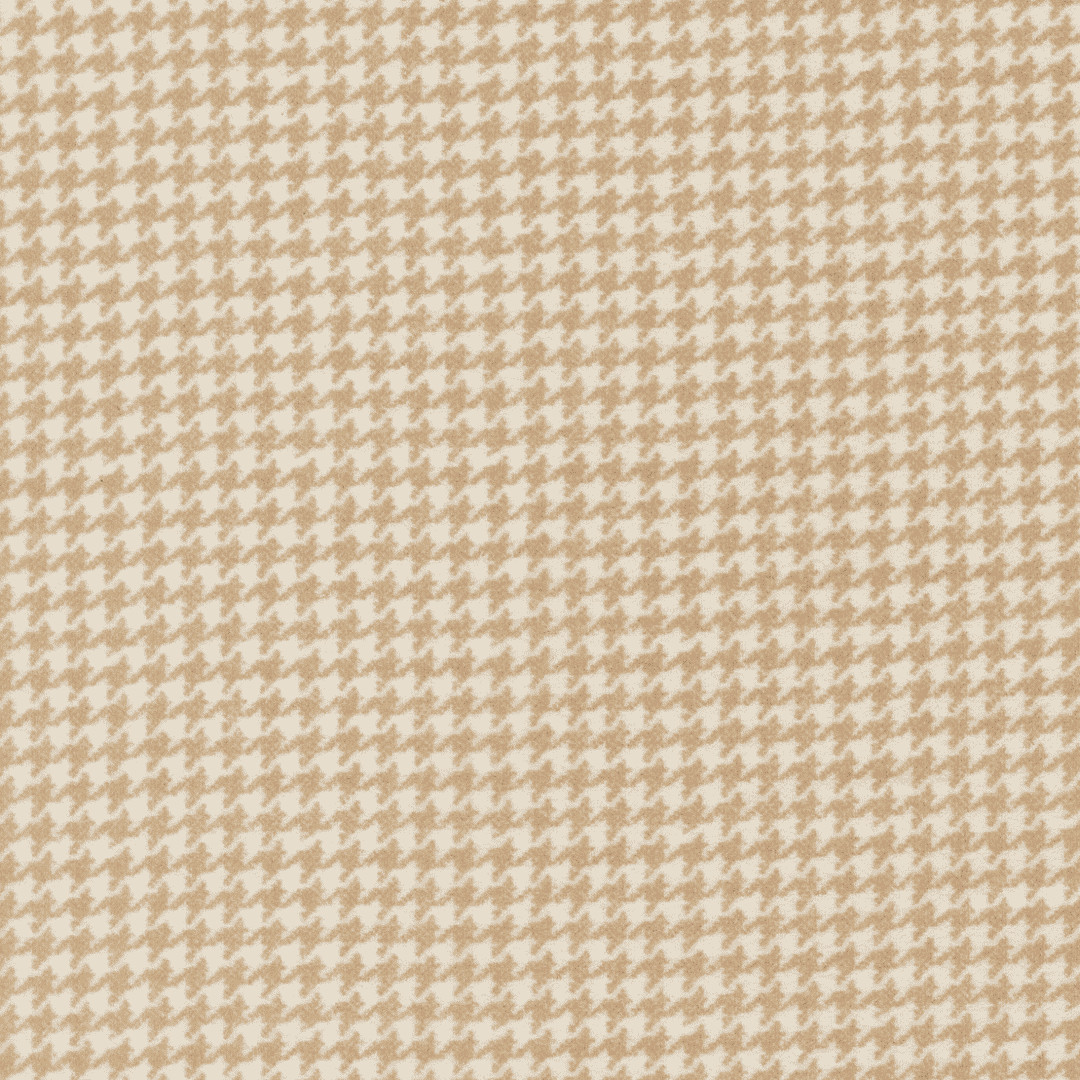 Gatherings Flannel - Houndstooth - Cream