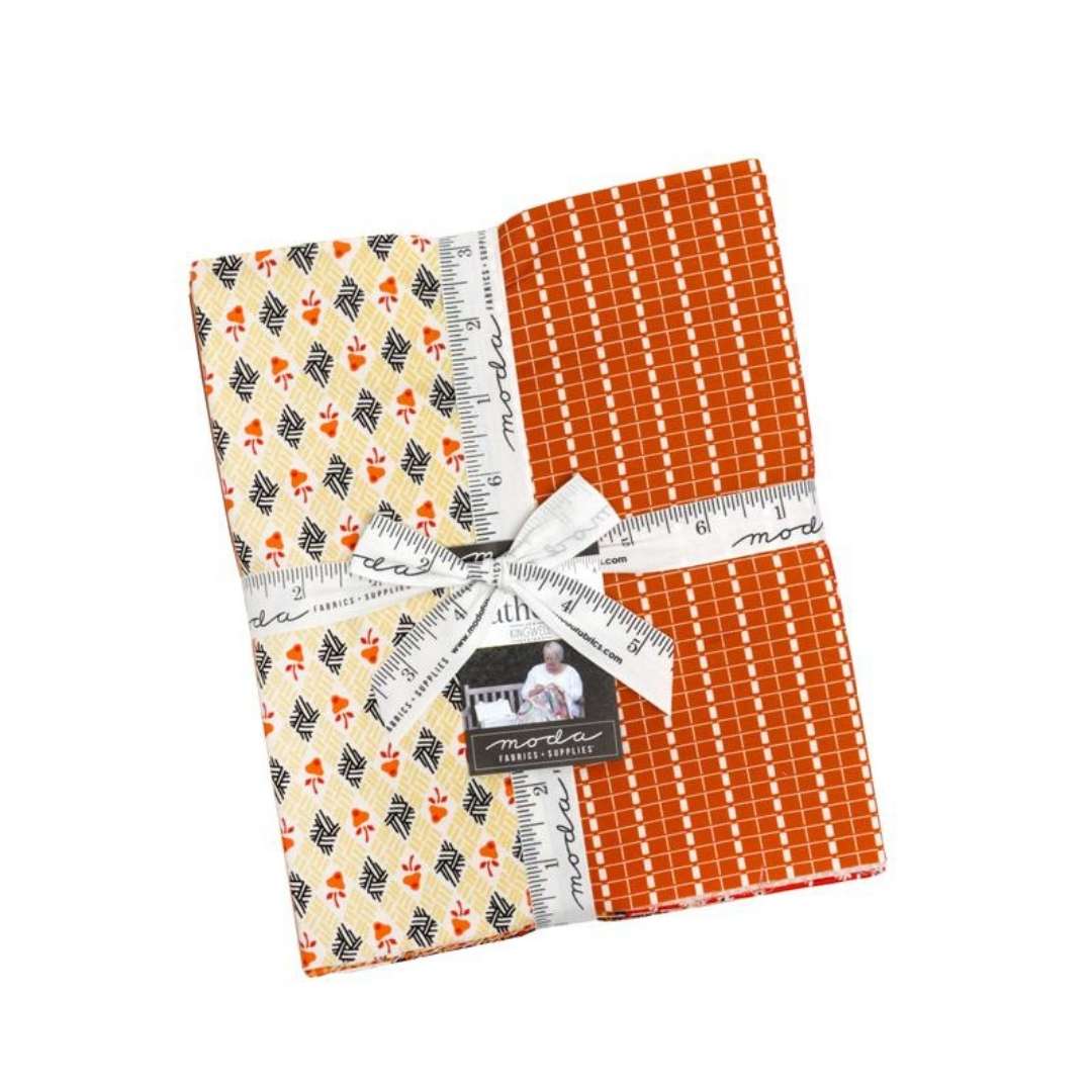Half-Yard Bundle - Gathered Lollies - Reds + Oranges - 8 Pieces