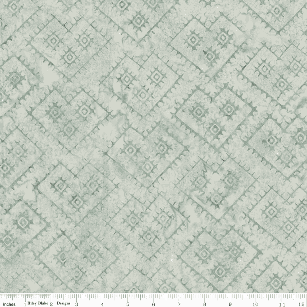 Boho Batiks - Hearts - Minty Fresh