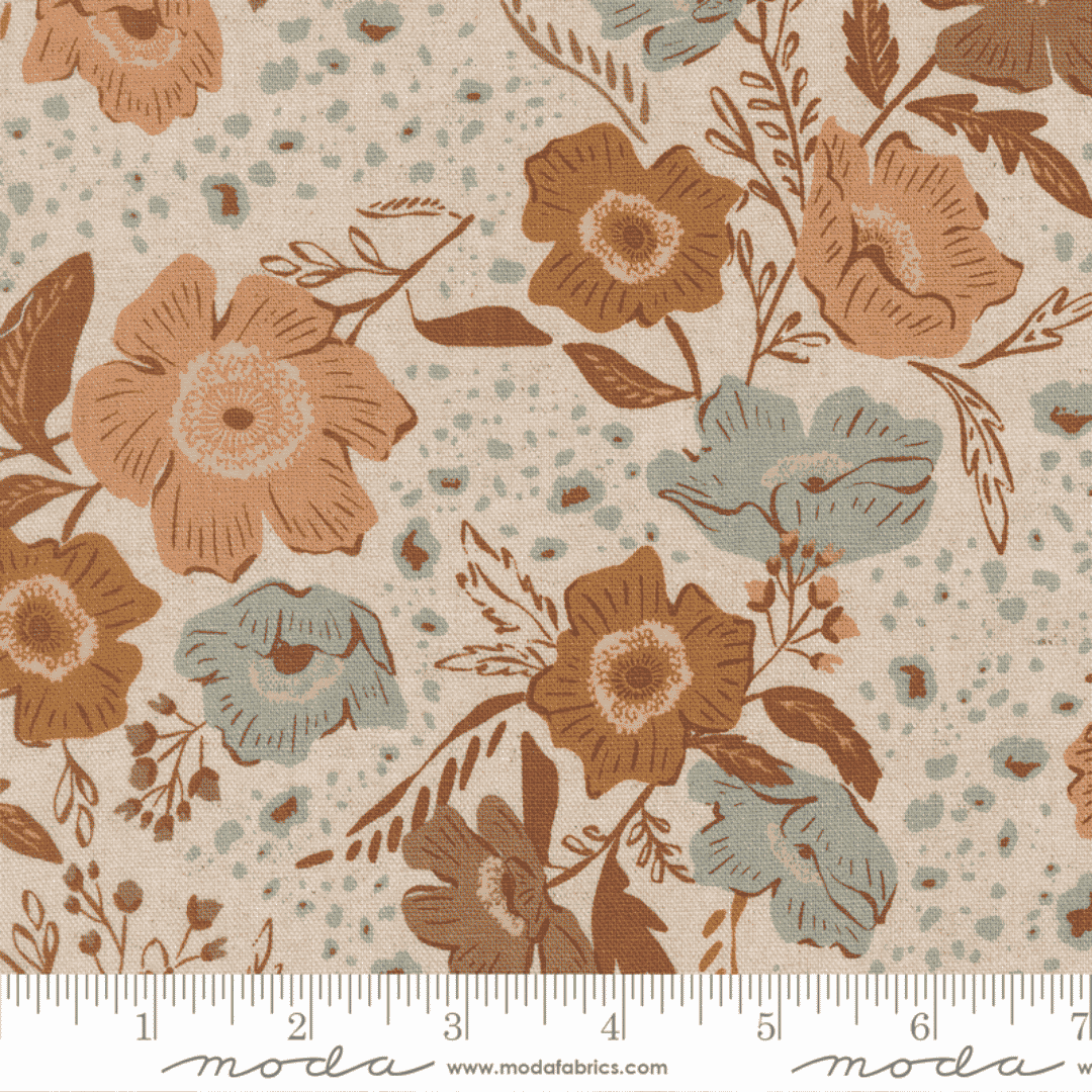 Wellspring Mochi Linen - Flora - Eggshell