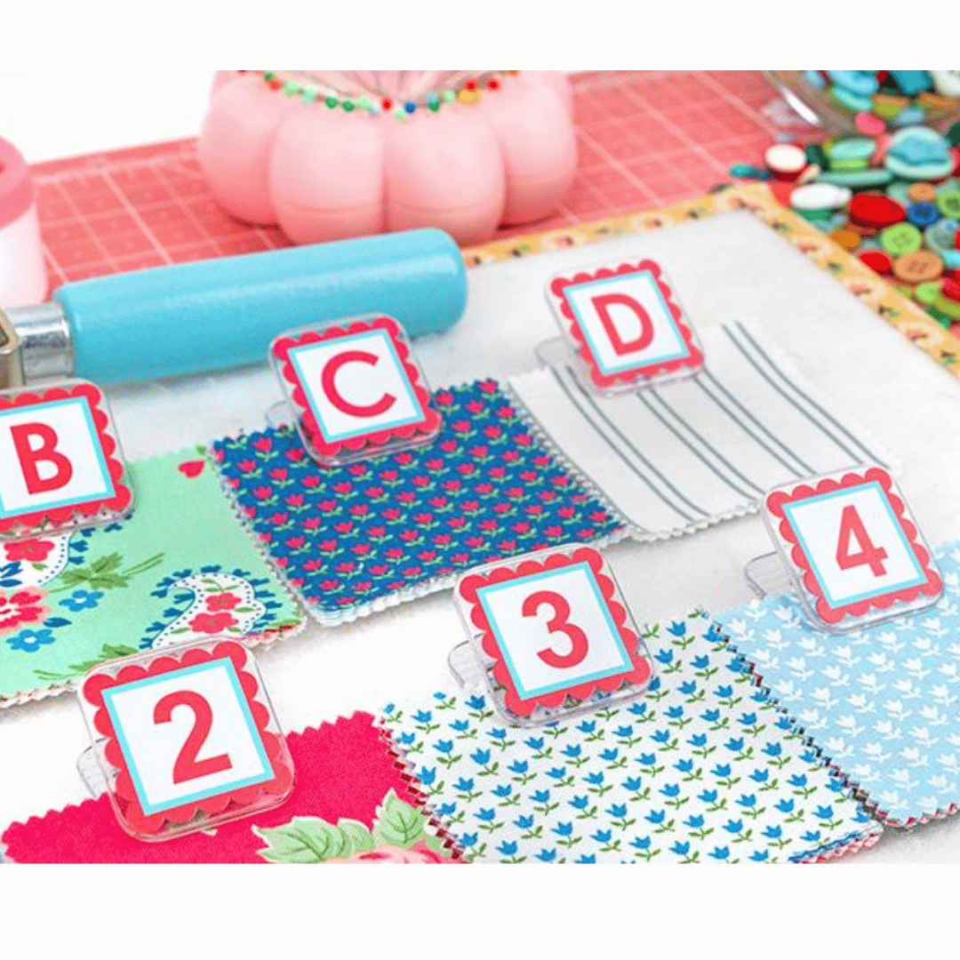 AlphaClippies Marking Clips - Pink