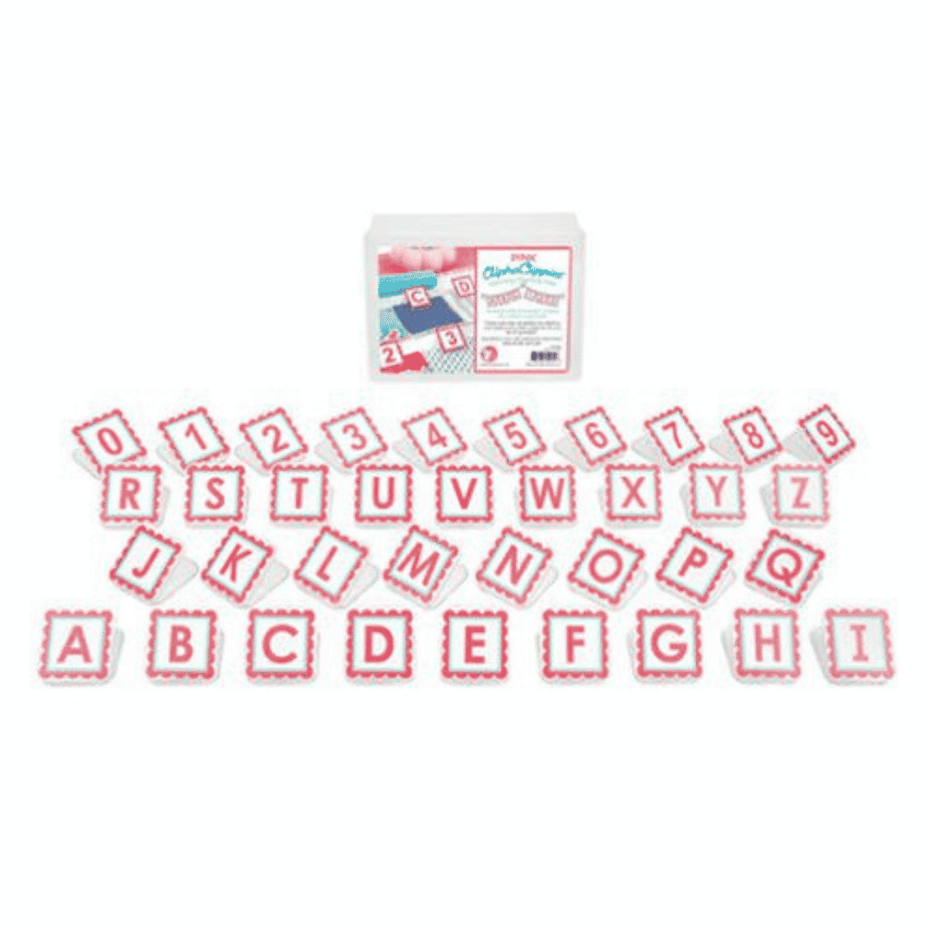 AlphaClippies Marking Clips - Pink