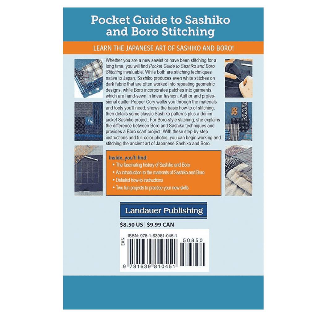 Pocket Guide to Sashiko and Boro Stitching