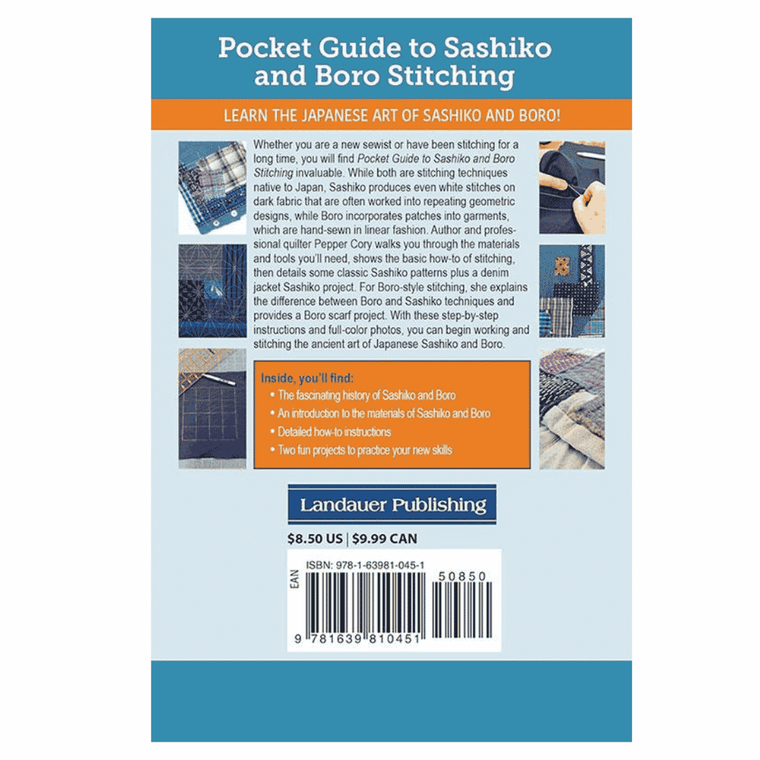 Pocket Guide to Sashiko and Boro Stitching