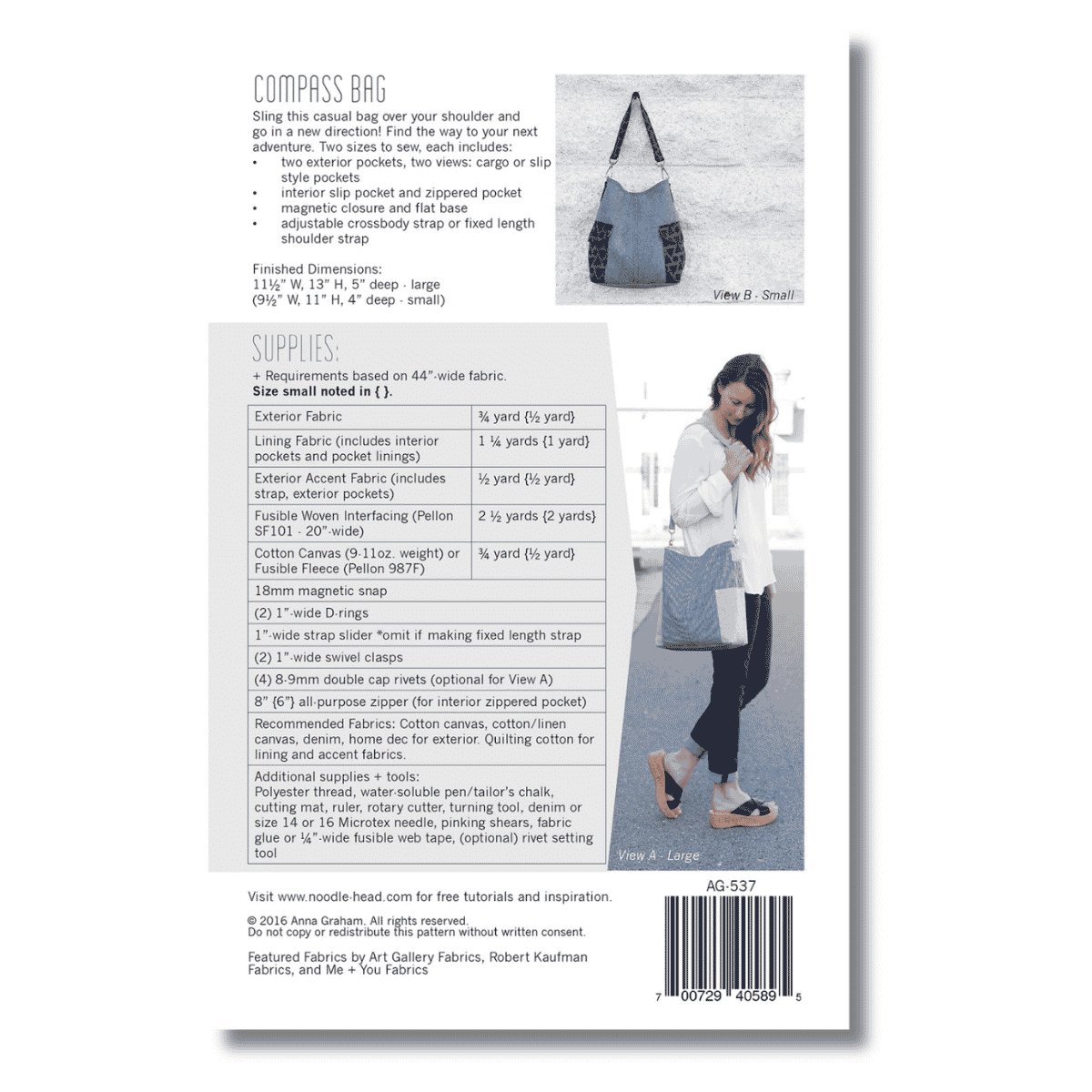 Noodlehead - Compass Bag