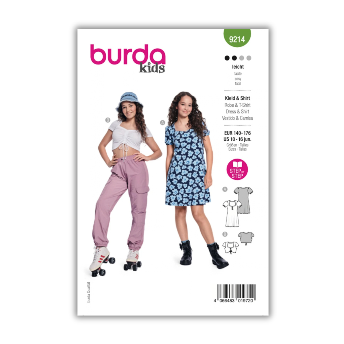 Burda Style - Kids - Top for Jersey Knits #9214
