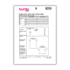 Burda Style - Kids - Dress & Shirt for Jersey Knits #9229